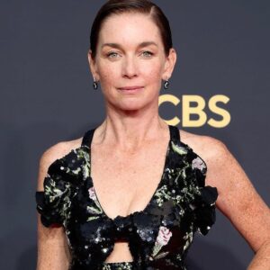 Julianne Nicholson Instagram - Thank you @giambattistavalliparis for lending me the most exquisite dress I’ve ever put on. And @nikoskoulisjewels for the sparkly gems and @judithleiberny for the seashell pink clutch and @manoloblahnik for the shoes that carried me safely and stylishly through the evening. @blondiewoodbeauty and @guiniushair have been doing my hair and face for years and it felt very special to have them with me on this day.💗 And thank you to my new friend @jeanannwilliams for thinking of allllll these details including my heavenly @joannavargas facial and my at home (decadent!) nails by @tlsutterllc. Thank you all for sending me out into the day feeling like a million bucks. 💗💗💗