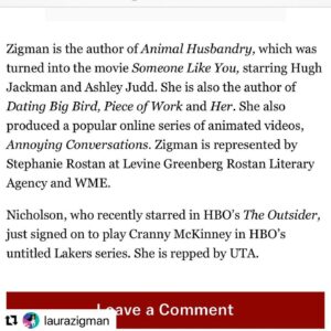 Julianne Nicholson Instagram - This makes me SOOOOOOO happy. Thank you @laurazigman ! And Mark and everyone at #wiip  Can’t wait to get started. 🎉