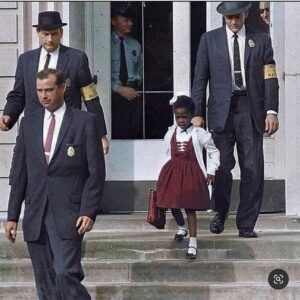 Julianne Nicholson Instagram - Ruby Bridges is most famous for being the 6 year old girl who integrated the first elementary school in Louisiana, escorted daily by US Marshalls amidst angry crowds. Since then, Ruby has been an activist working with young people to "inspire the next generation of leaders to end racism together one step at a time.” On the heels of the California legislature voting unanimously to pass a resolution to officially honor November 14th as The Ruby Bridges Walk to School Day the RBF is launching the first annual RB Walk to School day. This year it is being recognized tomorrow Nov 17. You can go to @rubybridgesofficial for more information. ❤️