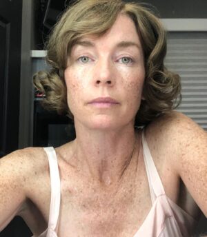 Julianne Nicholson Instagram - Gladys.  @blondethefilm comes out on @netflix @netflixfilm today