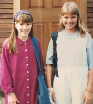 Julie McNiven Instagram - Happy birthday to my BFF @kategagnonosborn ...no matter what (atrocities) I wore, you always stood by my side.  I love you! ❤️😘