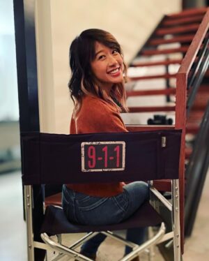Julie Zhan Instagram - My episode of @911onfox aired this week! It was an honor to work with Miss @im.angelabassett @lamondebyrd and the whole cast and crew! Thank you @gvatalent @zerogravitymgmt and #ulrichdawsonkritzercasting @rj.ulrich 🙌🏾🙌🏾🙌🏾 #911fox #ryanmurphy #mellyleephotoedit