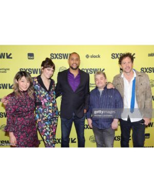 Julie Zhan Instagram - I’m still processing the magic of being in an entire theater of humans—from those I love to complete strangers—all laughing and crying together because we are connected by stories. Film, media, art.. that is what reminds us of our humanity and @jimbyrdcat did that with @shatterbelt in a way the world has never experienced before. He is not only brilliant, but one of the nicest and most down to earth human beings I’ve ever met. And the cast and crew came together, trusted in his courageous vision and gave it our all. The result was a true labor of love and teamwork by a group of misfits who have a burning desire to create. And boy, did we. Congrats to the entire Shatter Belt team. This is only the beginning 👏🏽🙌🏾👊🏽🎉🕺🏽🍎

@sxsw world premiere
👗👠: @bowmantheofficial
#sxsw