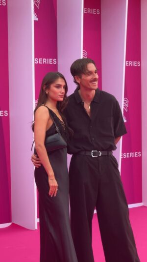Julien Geloën Instagram - first pink carpet together 💗 @canneseries 💗