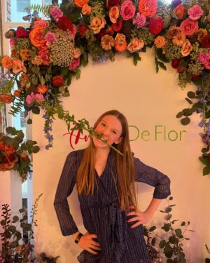 Juliet Donenfeld Instagram - Thank you @amprcreatives for inviting me to the Glamz event, a celebration of fashion and art. Always fun times with @kingston_foster ❤️ (except when we found out the garage where our car was parked closed at 6:30 pm and we almost cried! Luckily there was a phone number to call and they were super nice and came back to unlock the garage and let us out! 🙏🏼😮‍💨 Be aware all day parking does not mean all day! 😉). 🚗 
.
#gala #glamz #runwayshow #flowermart #nitrogenicecream #pollenlosangeles #party #fashion #newdesigners #youthfashion #losangelesfashionweek #losangeles #downtown #artevent