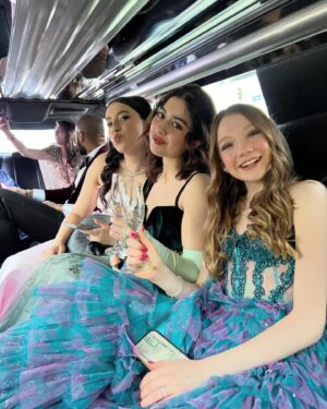Juliet Donenfeld Instagram - Limo ride to the Oscars with our @redwhiteandbluefilm family…
⭐️⭐️⭐️⭐️⭐️⭐️⭐️⭐️⭐️⭐️⭐️⭐️⭐️
Thank you @nadrijewelry for all the sparkle! 💎💍 ( rings, bracelet, necklace)
Dress: @alyceparis 
Jewelry: @nadrijewelry 
#limoservice #limousine #stretchlimo 
#partyinthecar #redwhiteandbluefilm ##oscarnominated #oscars #nadrijewelry #jewelry #necklace #braclet #rings #limoride #oscarday  #oscarnominated #shortfilm #redwhiteandbluefilm #actress