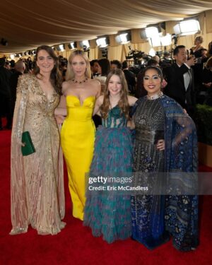Juliet Donenfeld Instagram - 96th Annual Oscars - Red Carpet 
Sara McFarlane, Brittany Snow, Juliet Donenfeld and Nazrin Choudhury at 
the 96th Annual Oscars held at at the Ovation Hollywood on March 10, 2024 in Los Angeles, California. (Photo by Michael Buckner/Variety via Getty

This was an unforgettable evening and it was all made possible by the amazing @nazrin.choudhury the writer and director of @redwhiteandbluefilm who took a current hot topic and managed to turn it into a fantastic film without making it feel like there was a hidden political agenda, hence the name Red, White, and Blue. It was brilliantly written, directed, and edited and she managed to tell a whole story in 22 minutes on a very limited budget!! For over a year she’s been functioning on very little sleep, putting her heart and soul into this film and we are truly grateful for all her hard work because none of this would have been possible without her getting out there for film festivals and interviews, etc! What’s amazing is she still had time to make sure we had everything we needed for the Oscars and made sure I would be by her side on the red carpet! We truly love you Nazrin and your family @imanjudgee and @alyssajudgee . Although, we didn’t win the Oscar, I feel we are the winners because of the love that was poured into this film by everyone that worked on it! We gained tons of fans, and we became the Red, White, and Blue family! Short films are the best, because we do not do them for the money, but for the camaraderie, lasting friendships, and the connections. 
Thank you Nazrin and Sara! I’m forever grateful for all the sacrifices you made (like draining the piggy banks and lack of sleep) to make this film and for trusting me to be your Maddy! 
One last note: @brittanysnow I loved playing the role of your daughter. You are the sweetest person! @reddingmunsell I loved playing your big sister! You are the cutest. Much love to all of you! 💗

.
#oscars #oscars2024 #movies #shortfilms #academyawards #hollywood #actress #writter #director #love #thearts #acting #actor #redcarpet #losangeles #celebrity #redcarpetdresses #bestdressed #julietdonenfeld