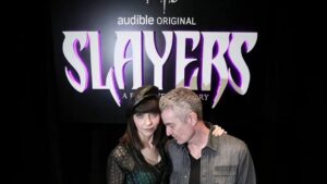 Juliet Landau Instagram - Cool image from #slayers press. #julietlandau #jamesmarsters