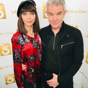 Juliet Landau Instagram - @realjamesmarsters and I were on @ktla_entertainment today!!! 
@KTLAMorningNews
or stream via the KTLA app 📲, KTLA  📷 or here: http://KTLA.com/live