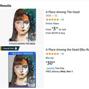 Juliet Landau Instagram - WOO HOO overall pick on Amazon!!! Get A PLACE AMONG THE DEAD now!!! https://tinyurl.com/apatdamazon