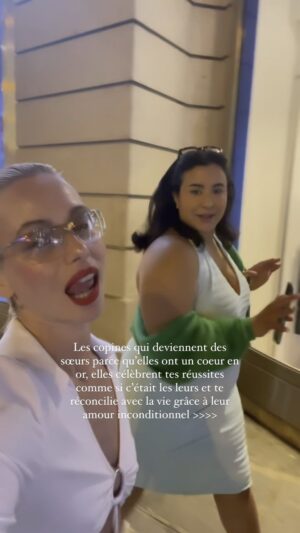 Juliette Marsault Instagram - Les cœurs purs @amaltahir 💎 (vous savez même pas comment elle me manque tous les jours 😭)