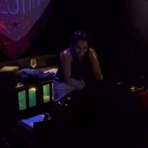 Juliette Motamed Instagram - to the cdjs of paris - to cooking on the laptop - to homies on the decks - to screaming on the mic - to yelling at a billboard - to going bestie2bestie - to vibing w strangers - to smiling at screens - to the embrace of a brother - to being a jester and a lover - to laughin and tryin despite it all!! ᕦ(ò_óˇ)ᕤ cheers whores !!! 🥂