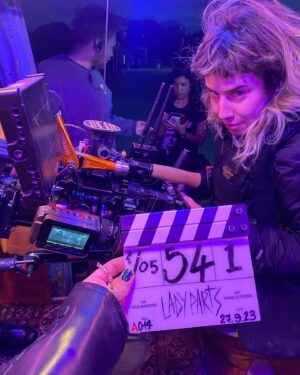 Juliette Motamed Instagram - this is not a drill. WE ARE LADY PARTS S2 IS OUT NOW‼️🥁‼️🥁‼️

making this show has been such a journey man!!!!! i’m so so proud of our incredible team who made this possible, both in front of (new cast!!!!! 😉) and behind the scenes (incredible crew!!!! 💪🏼)
Naturally, a reverberating shout out to Nida Manzoor. thank you, you legend for creating this beautiful playground where we get to experiment   excavate. a rare and gorgeous gift.
i have an endless trove of lady parts bts snippets that i will be detonating onto the tl as time elapses (and when i compose myself) BUT i just wanted to dedicate this first one to my fucking girlsssssss:
@anjvasan @sarahkameelaimpey @faith_omole @luciershorthouse i could not have done this without you. the band wouldn’t be what it is without each your unique energies pulsing at its core. i love you all soooo much. it is an inimitable pleasure to work with you guys… all of you are so much more talented and tapped than anyone could even begin 2 imagine…. 

#WeAreLadyParts season 2 is out now to stream in its entirety on @channel4 @peacock, and if you want that shit live and direct, than we’re on at 10pm on channel 4 tonight. run it up‼️🫡‼️🖤‼️