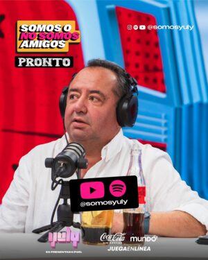 Julio César Rodríguez Instagram - Así partió todo jajajaj! Con mi compañero de colegio y amigo de toda la vida arrancamos Somos o no Somos amigos al mediodía de este miercoles! Suscríbete a nuestro canal de YouTube @somosyuly ! También puedes encontrarnos en Spotify! 🩷
