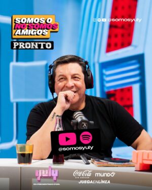 Julio César Rodríguez Instagram - Así partió todo jajajaj! Con mi compañero de colegio y amigo de toda la vida arrancamos Somos o no Somos amigos al mediodía de este miercoles! Suscríbete a nuestro canal de YouTube @somosyuly ! También puedes encontrarnos en Spotify! 🩷