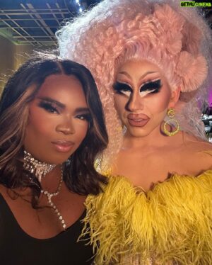 June Jambalaya Instagram - What a lovely night of love and quality, thank you to the @lalgbtcenter for having me.
.
. Dress: @anthonyelle 
. Hair: @__envywigs