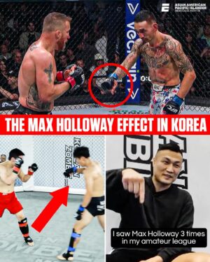 Jung Chan-sung Instagram - Max Holloway’s signature move made its way to The Korean Zombie’s amateur league in Korea 👀

(via @koreanzombiemma)