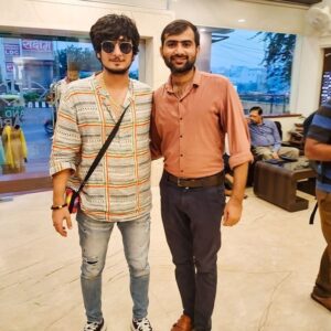 Junjaram Thory Instagram - With @bhavin_333 during his movie Ishq Pashmina promotion at Jaipur 📸😎💕✅💯
.
.
#bhavinbhanushali #IshqPashmina #jaipur #moviepromotion #junjaramthory #jaipurdiaries #jaipurnews