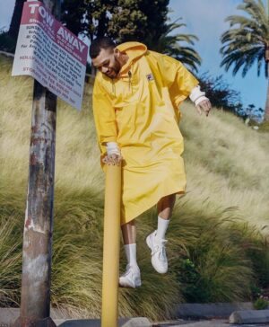 Justice Smith Instagram - im keeping the pole from flying away // @wonderland @filausa
