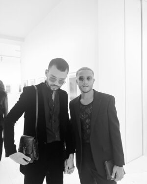 Justice Smith Instagram - @ysl miami art basel 🖤🖤