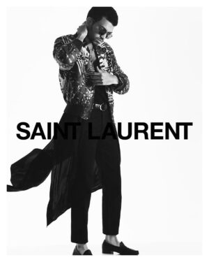 Justice Smith Instagram - i’m on a billboard in soho!!! 
#saintlaurent