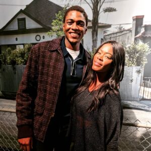 Justin Cornwell Instagram - The ageless and beautiful @therealgolden47 and me hanging round on set!