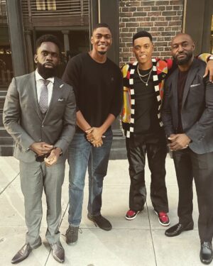 Justin Cornwell Instagram - I'm once again putting up points for the culture! Bel-Air @belairpeacock season 2 episode 1 out now ! I'll show up later on but I had a blast working with this excellent cast and crew 
@jimmyakingbola @adrianholmes @jabaribanks @jordanljones @cocojones @cassiedamsel @simonejoyjones
@akira_akbar

Thanks to my friend @dboorstein for having me come through and @cooperfilms for creating a cool show for the culture. Also all the writers and producers and directors @nambi.e.kelley @officialjulianjohnson13 @staceymuhammad @tasha4realsmith @keeshasharp @stern.dale @nicholas_copus @jasheikajames @janeikajames and showrunner @cmwaddles

Got to work with the amazing hair team from Umbrella Academy once again on this one @iamaraxilindsey & @groomcity thank you🙏🙏🙏

Yea this is a fun one. Not going to say much else so just enjoy the show. ✌️