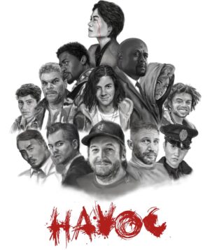 Justin Cornwell Instagram - Here is a mashup I drew with some of the awesome actors from #Havoc I was waiting to share this but @quelinsepulveda @sunnypang72 and @havocfilm beat me to it!🤣 Took about 200  hours to do this piece and most people got their portraits as wrap gifts. Love this piece and the awesome artist on this film as well as the actors not depicted here @harrington_richard and @serhatmetin333 you guys are rock stars as well. #Netflix

@jessie_mei_li @tomhardy @forestwhitaker #timolyphant @xeliamj @j_caesar_ @loueyfromthehood @karatehottiemma @yeoyannyann