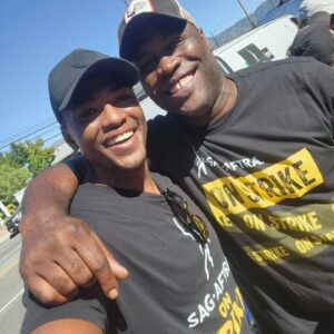 Justin Cornwell Instagram - The strike is OVER!!! It was a historic fight, and im proud of everyone I met on the line week in and week out. Blessed to make so many new friends out in the blistering heat and early mornings. and thank you to all those people who extended their time, energy, and love. Hollywood can feel like such an isolating place, but during this time, I felt more community and heart than I've felt in my entire career! Artist, I LOVE YOU! WE DID IT!

Instagram now allows you to add YOUR photos to my post so go ahead and drop in your strike pics!! LOVE YOU❤️