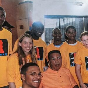 Justin Cornwell Instagram - The first time I met Ali! I was 17 and I worked as an artist and a student board member for his museum. Later in my mid twenties got to spend more time with him and his family when I portrayed him in the stage production "In this cornor...Cassius Clay" written by the incredible @idrisgoodwin. I shared a family dinner with him and his brother showed me the ends and outs of who he was and worked with me for weeks to bring a really cool project to life. FOREVER GRATEFUL 🙏❤️