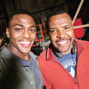 Justin Cornwell Instagram - Eriq LaSalle killed it as our director on the last episode of training day!