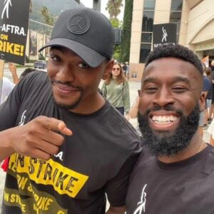 Justin Cornwell Instagram - The strike is OVER!!! It was a historic fight, and im proud of everyone I met on the line week in and week out. Blessed to make so many new friends out in the blistering heat and early mornings. and thank you to all those people who extended their time, energy, and love. Hollywood can feel like such an isolating place, but during this time, I felt more community and heart than I've felt in my entire career! Artist, I LOVE YOU! WE DID IT!

Instagram now allows you to add YOUR photos to my post so go ahead and drop in your strike pics!! LOVE YOU❤️