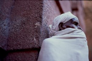 Justin Ervin Instagram - A pilgrim at the festival of St Gabriel #lalibela #ethiopia December 2018 #leicam3