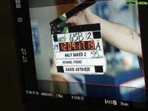 Justin Hires Instagram - First day of filming 🙌🏽 

#justinhires #halfbaked2
