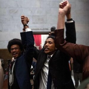 Justin J. Pearson Instagram - NEVER FORGET APRIL 6th! - One year anniversary of the unjust expulsion of Rep. Justin Jones and I from the TN General Assembly

Today marks the first anniversary of the day when the world witnessed a public political lynching in the Tennessee General Assembly. It’s the day when Representative Justin Jones and I were expelled from our duly elected seats for standing up for children and parents who want to end the epidemic of gun violence—the #1 cause of death for children in Tennessee. It’s the day when TN Republicans chose to protect guns and not children, to protect their power and not democracy. Never forget April 6! Let’s keep fighting to protect children, not guns, to see justice, not White supremacy and for democracy, not tyranny.

Video/photo credits:
Action News 5 
AP Photo/George Walker IV
John Partipilo
Nicole Hester/The Tennessean/USA Today Network