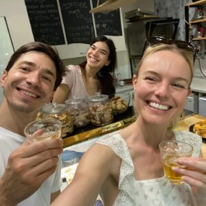Justin Long Instagram - As #Barbarian press stuff winds down, I wanted to acknowledge my gratitude for everyone who made this movie such a special experience. #1 my favorite acting coach   scene partner who ran lines with me and helped me feel so prepared for such a fun but demanding role. #2 the Bulgarian store owners and baristas who made our stay in Sofia SO enjoyable. #3 (see #1). #4   #5 the INCREDIBLE crew of some of the best makeup artists I’ve ever worked with. #6 the WHOLE crew lead by our great director @zcregger and brilliant DP, Zach Kuperstein and the man who held it ALL together with so much humor and positivity, Todor Chapkanov - one of the best 1st AD’s I’ve ever worked with. And equally professional and positive, our 2nd AD, Natasha Roth. Barbarian isn’t out yet in Bulgaria but I wish they could see how much people in America are enjoying all the hard work they put into this movie. AND they were SO patient in their ill-fated attempts to teach me Bulgarian. Thank you, my Bulgarian friends! And thanks to everyone for going to see the movie - and for telling your friends to see it! And to the fantastic PR team at Disney for putting this labor of love out into the world with so much care and creativity. (And to my own team at @vision.pr - thanks, Jess!) 
It’s been so cool to see the response this movie is getting - especially for an old show pony like me :)
Now for a little internet break!