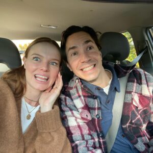 Justin Long Instagram - She is 40! 🥳💛🎂
She is also the best part of my day, everyday - even when we’re not together. She laughs with abandon. She makes me laugh the same - all the time. She sees beauty everywhere and in everyone. She thanks everyone - even when she’s suffering, she’s kind. She was grateful to the nurses while she was in true pain.  She is deeply compassionate and can’t hurt anyone but she can be a rascal. She loves to tease. She has the best softest lips I’ve ever kissed.  She loves beer and football more than I do (and I love beer and football). She is the strongest person I’ve ever known. She’s fiercely committed to the truth. She’s so fun to work with. She’s the most fun to do everything with.  She is genuinely curious about people and the world. She makes everything in my life better - all my favorite songs and movies, vacations and sunsets and Chinese food. 
She strives to be better but she’s the best person I know. She will do anything for her friends. She is so generous she makes my parents slightly uncomfortable around the holidays (she also makes the best cookies). She is the most beautiful human being I’ve ever seen. She is purely good. She will stand up to anyone who isn’t. She has true integrity and grit. She has, by far, my favorite smile. She is sitting next to me writing her own Instagram post that I know will be eloquent and funny and deeply honest - because she is all those things. She is going to write such a great inspiring book one day. She is my joy. She is my best friend. Happy Birthday HANSAAAY🎂🥳