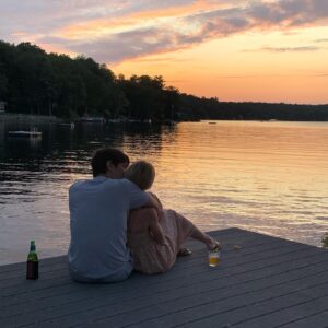 Justin Long Instagram - She is 40! 🥳💛🎂
She is also the best part of my day, everyday - even when we’re not together. She laughs with abandon. She makes me laugh the same - all the time. She sees beauty everywhere and in everyone. She thanks everyone - even when she’s suffering, she’s kind. She was grateful to the nurses while she was in true pain.  She is deeply compassionate and can’t hurt anyone but she can be a rascal. She loves to tease. She has the best softest lips I’ve ever kissed.  She loves beer and football more than I do (and I love beer and football). She is the strongest person I’ve ever known. She’s fiercely committed to the truth. She’s so fun to work with. She’s the most fun to do everything with.  She is genuinely curious about people and the world. She makes everything in my life better - all my favorite songs and movies, vacations and sunsets and Chinese food. 
She strives to be better but she’s the best person I know. She will do anything for her friends. She is so generous she makes my parents slightly uncomfortable around the holidays (she also makes the best cookies). She is the most beautiful human being I’ve ever seen. She is purely good. She will stand up to anyone who isn’t. She has true integrity and grit. She has, by far, my favorite smile. She is sitting next to me writing her own Instagram post that I know will be eloquent and funny and deeply honest - because she is all those things. She is going to write such a great inspiring book one day. She is my joy. She is my best friend. Happy Birthday HANSAAAY🎂🥳