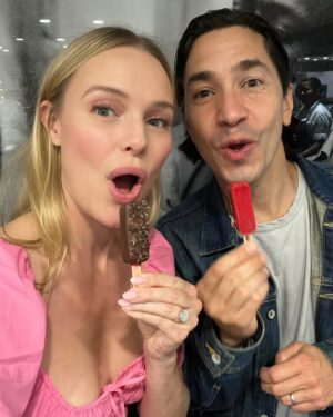 Justin Long Instagram - The most deliciously memorable vegan meal, a kiss from Miles Davis and the chance to publicly thank SUCH a talented staff of culinary greats. A huge thank you to @danielhumm for inviting us to his incredible (  incrediBLY) totally plant-based restaurant @elevenmadisonpark. Daniel talks about his radical decision to transform the world renowned 3-star Michelin restaurant into a climate and animal-friendly vegan experience on the latest episode of @lifeisshortpodcast. We also talk about his involvement w @rethinkfood, a non-profit working to build a more sustainable and equitable food system (to date they’ve made and distributed over 13.5 million meals in NYC). And for those of you interested in making a switch to a more plant-based diet, check out Daniel’s new book, appropriately titled, “Eat More Plants”. 🌻❤️