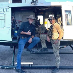 Justin Melnick Instagram - @americansheriff thank you for taking the time to show me all the problems at the border.  Not only a humanitarian crisis, but devastating to the environmental ecosystem, and most importantly, a massive risk to our national security. The news doesn’t do this justice you have to experience it with your own eyes.  #america #heloops #bordercrisis