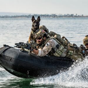Justin Melnick Instagram - Little photo shoot action from last weekend….. epic photo of @pepperthedutchy shot by @betts_photo I would just like to thank all the companies that support our show! You make life way more comfortable and realistic in the realm of television…. #photoshoot #vbss #maritime #dogsofinstagram #cutepuppy  #multicam #aor1
