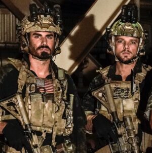 Justin Melnick Instagram - No shit where we were on a GOPLAT repatriating some hostages …. all joking set aside… @maxthieriot what a pleasure it has been working, not only side-by-side, but as a brother …. Through the long hours, the dirt, the blood, the emotions and sometimes the bullshit it’s been a true pleasure. Gonna miss you and hoping you show up in one of Sonny’s dreams so we get to see you!  Be safe and have fun in orange…. #orangeisthenewmulticam #brother #sealteam #tvshow #cbs #firecountry