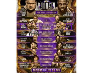 Justin Roberts Instagram - While my drawing career began and ended at the age of 8 with Dynasty star @lindaevansofficial , my announcing career continues TONIGHT where I will announce the stars of #AEWDynasty with broadcast team members @tonyschiavone24 @shutupexcalibur @officialtaz13 and more! Tune in to @fitetv @bleacherreport etc right now for @aew Dynasty from St Louis!
