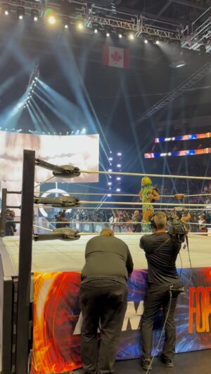 Justin Roberts Instagram - @realbrittbaker has opened the door! @aew #ForbiddenDoor