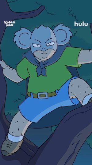 Justin Roiland Instagram - A new breed of super hero emerges this January 9th. @koalamanonhulu Protecting his small Australian town fearlessly. Well, maybe a little fear. Things definitely get bizarre. Created by @michaelrcusack ( #smilingfriends #bushworldadventures #yolocrystalfantasy ) with @benjisamit and @cubanmissiledh piloting this masterpiece with Michael. Koala man is something really incredible. I can not wait for people to see it Jan 9th!

#KoalaMan
January 9th only on @hulu