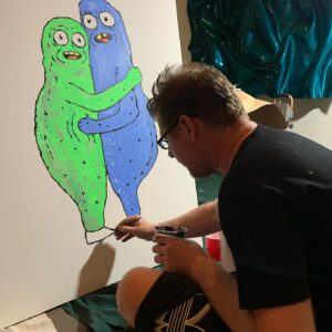 Justin Roiland Instagram - Finally started painting