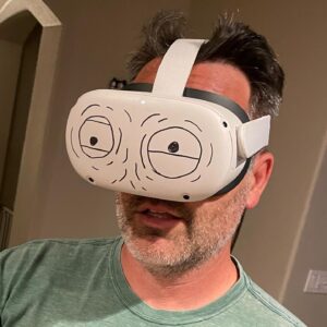 Justin Roiland Instagram - OCULUS QUEST 2!