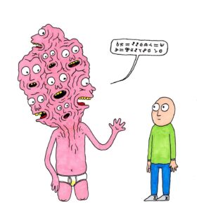 Justin Roiland Instagram - “Decipher” NFT drop on @niftygateway tomorrow at 1:30PM EST
