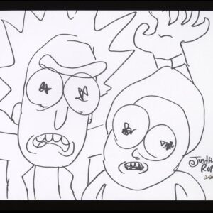 Justin Roiland Instagram - Dropping a cryptoart collection today at 4:00PM PST. Includes the first ever edition of Rick and Morty cryptoart. Also the physical Smintons piece auctioned off for $14,999 on Ebay so I decided to turn it into cryptoart too and see if we can raise even more. All proceeds on the piece are going directly to homeless encampments in LA by way of gift cards for nearby food and grocery stores as well as supplies. Check out nifty gateway to place your bids, link in bio @niftygateway #rickandmorty #cryptoart #nft #nftart