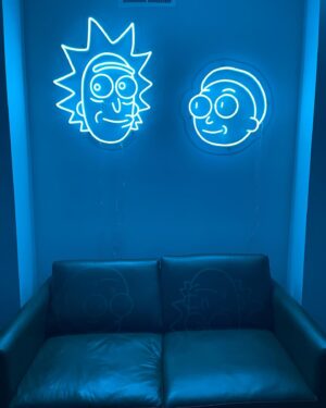 Justin Roiland Instagram - These neon signs are fucking awesome!
